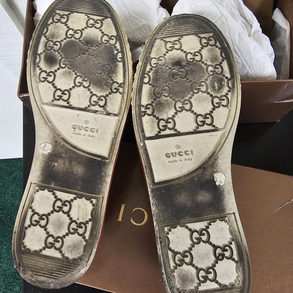 GUCCI FLAT SNEAKER SKIMMER W/SCR COLOR:BEIEBO - Picture 5 of 5